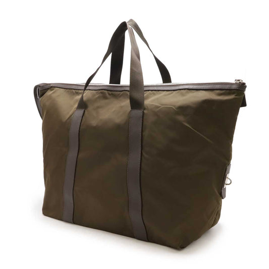 Prada Nylon Leather Boston Bag Travel V49Z