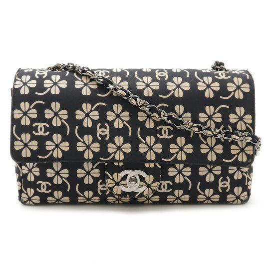 Chanel Canvas Leather Chain Shoulder Bag