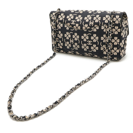 Chanel Canvas Leather Chain Shoulder Bag