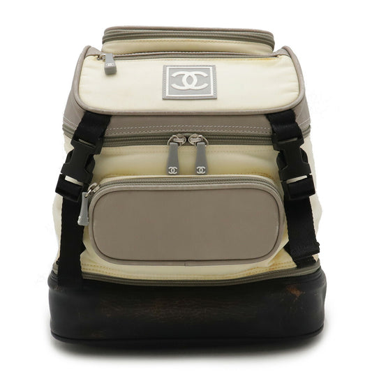 Chanel Nylon Rubber Leather Backpack