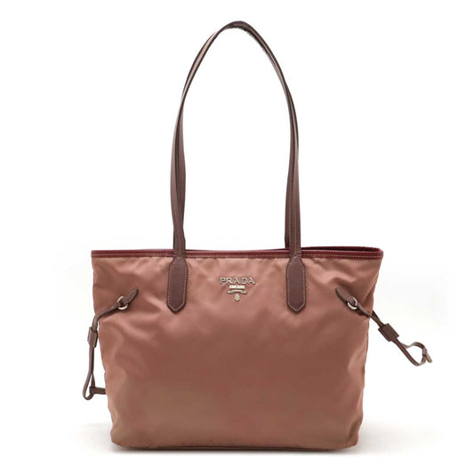 Prada Nylon Leather Tote Bag BR3925