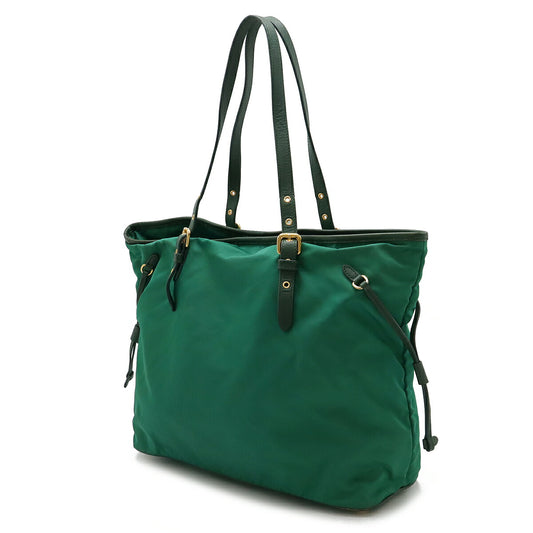 Prada Nylon Leather Tote Bag BR4997