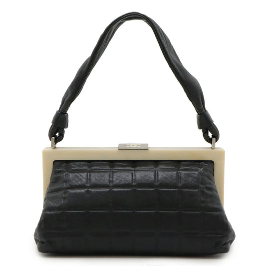 Chanel Lambskin Chocobar Handbag