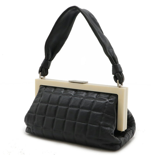 Chanel Lambskin Chocobar Handbag
