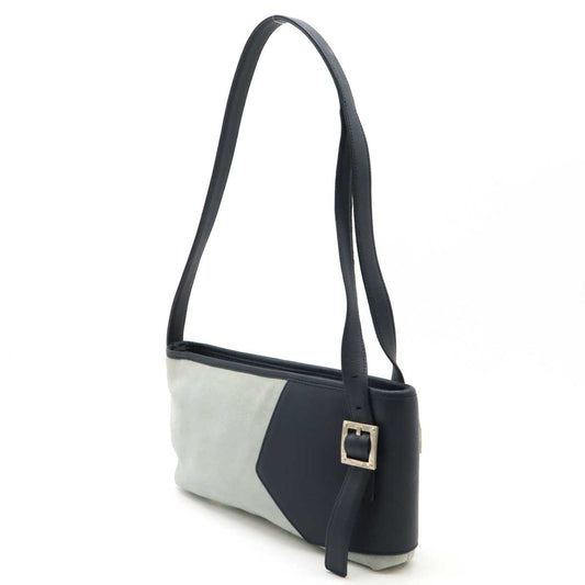 Loewe Anagram Suede Leather Shoulder Bag