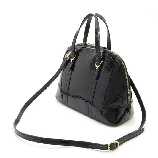 Gucci Microguccissima Patent Leather Handbag