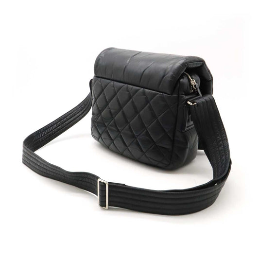 Chanel Leather Cocoon Matelasse Small Messenger Bag