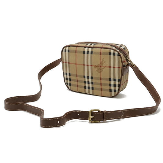 Burberry Shadow Horse Nova Check Shoulder Bag