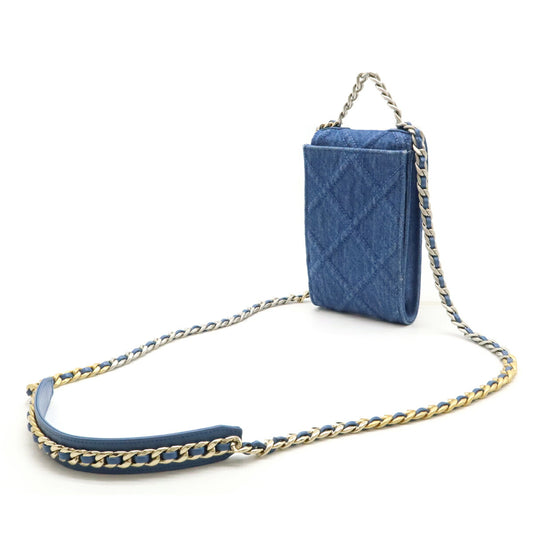 Chanel Denim 19 Coco Mark Crossbody Bag