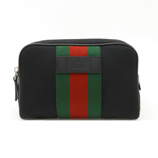 Gucci Nylon Canvas Leather Body Bag 630919