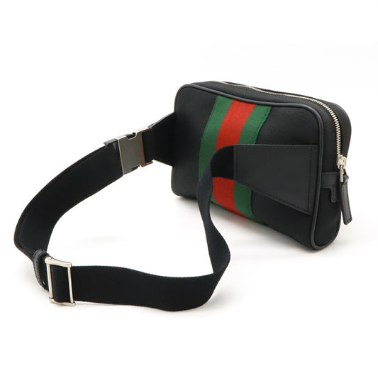 Gucci Nylon Canvas Leather Body Bag 630919