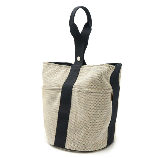 Hermes Sac a MM Handbag Beige Black