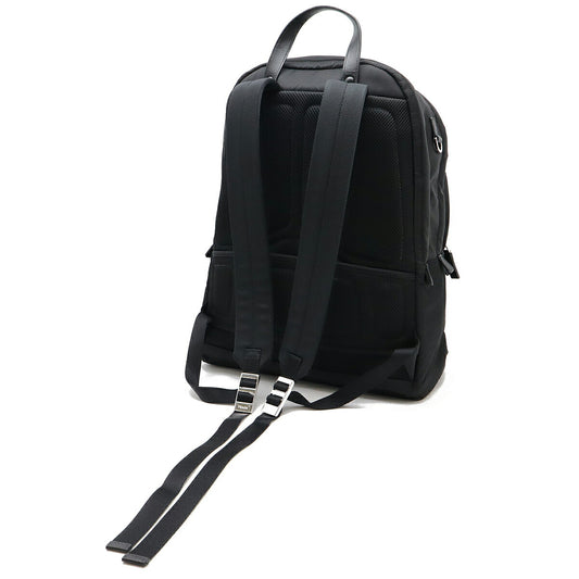Prada Nylon Leather Triangle Logo Backpack