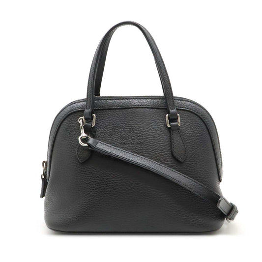 Gucci Leather Handbag 2WAY Black