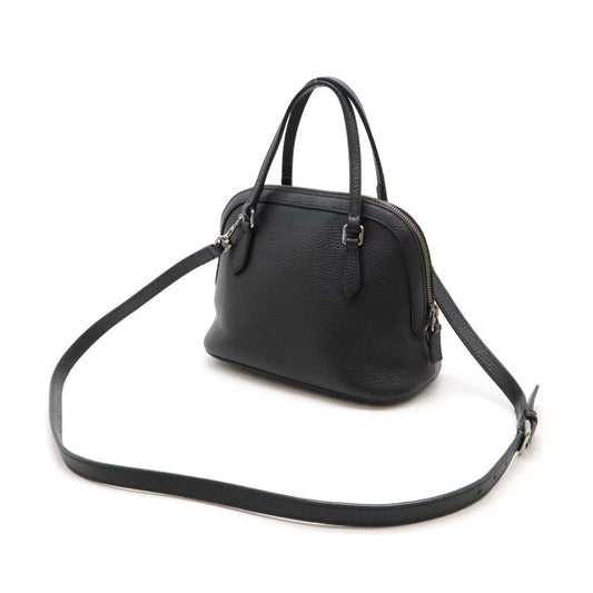 Gucci Leather Handbag 2WAY Black