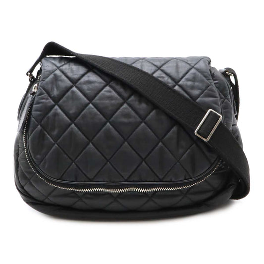 Chanel Cocoon Matelasse Nylon Leather Shoulder Bag