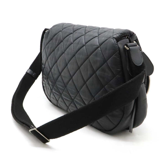 Chanel Cocoon Matelasse Nylon Leather Shoulder Bag