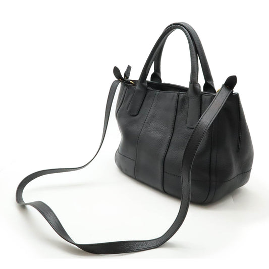 Salvatore Ferragamo Leather Gancini Handbag Tote