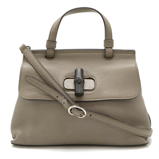 Gucci Bamboo Daily Leather Top Handle Bag