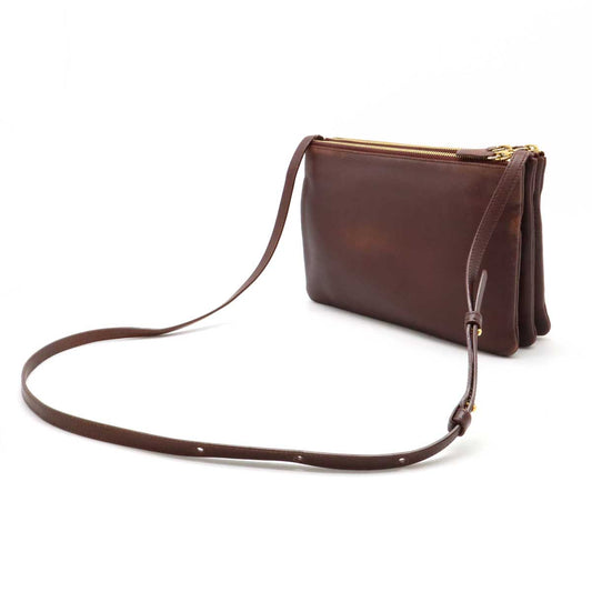 Celine Trio Large Lambskin Shoulder Bag