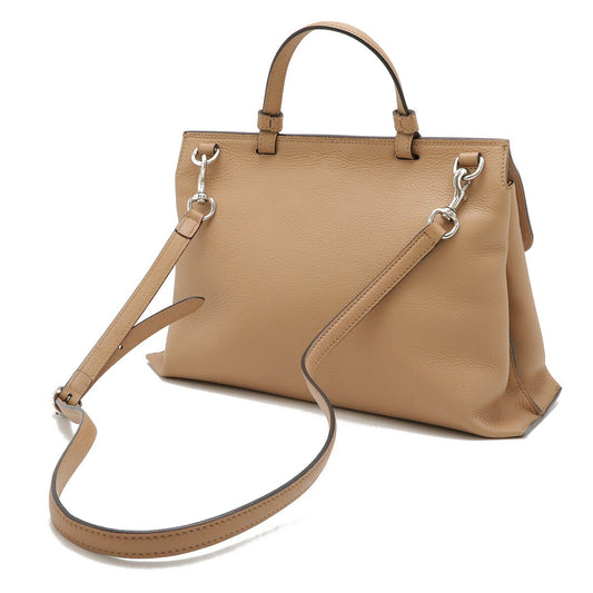 Gucci Bamboo Daily Medium Leather Top Handle Bag
