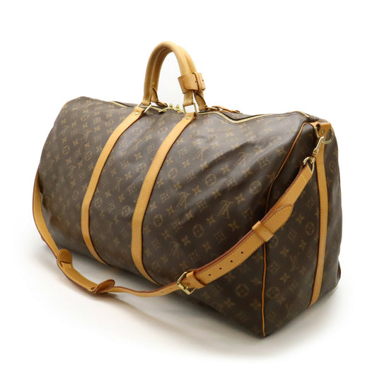 Louis Vuitton Monogram Keepall Bandouliere 60 Boston Bag