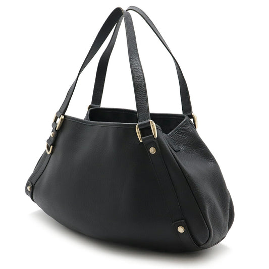 Gucci Leather Abbey Tote Bag Black