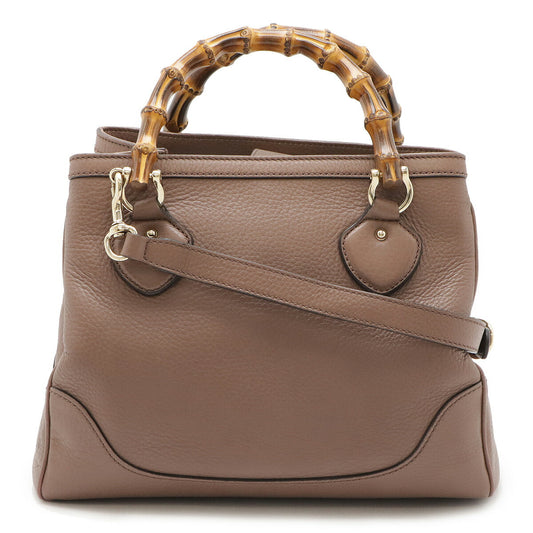 Gucci Bamboo Leather Handbag 2WAY