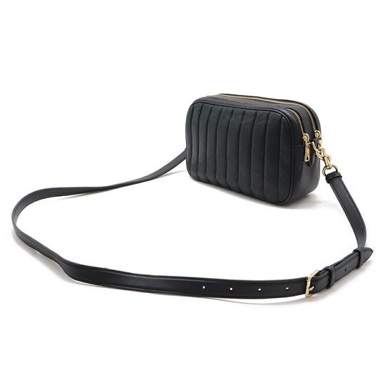 Coach Leather Puffy Linear Jess Crossbody Clutch C1569