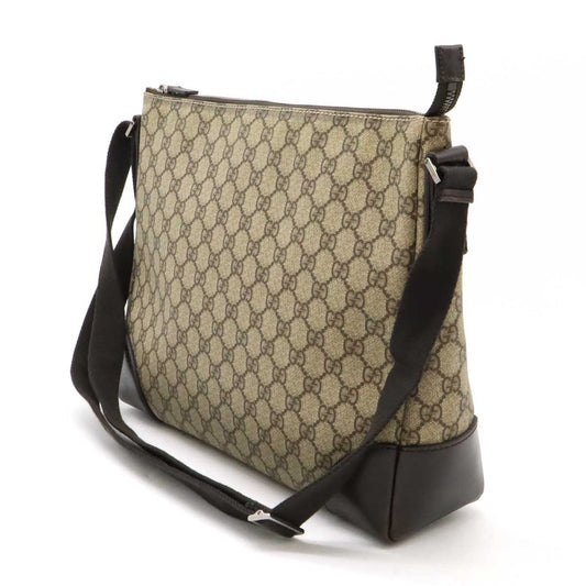 Gucci GG Supreme Shoulder Bag PVC/Leather