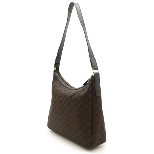 Gucci Nylon Leather Shoulder Bag