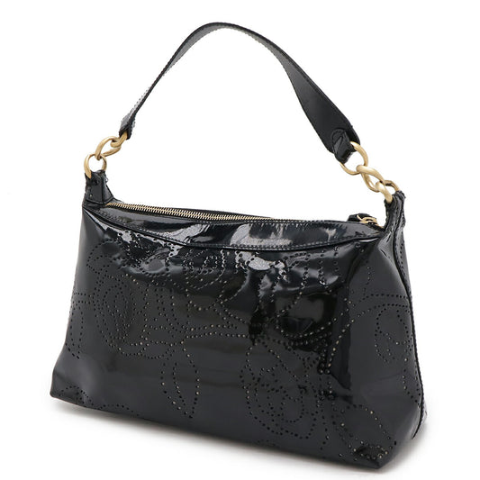 Chanel Camellia Patent Leather Shoulder Bag