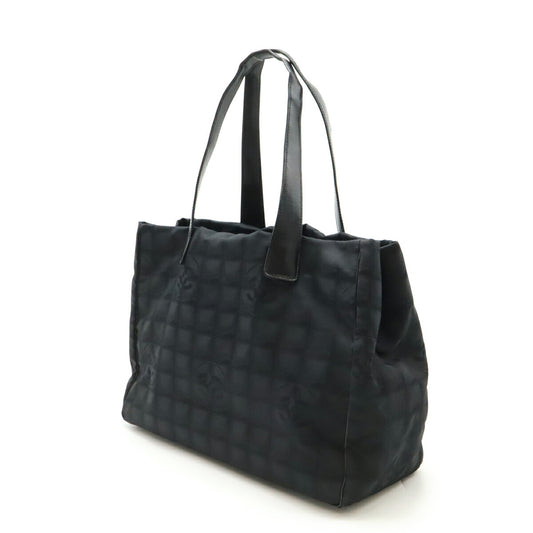 Chanel Nylon Jacquard New Travel Line Tote Bag