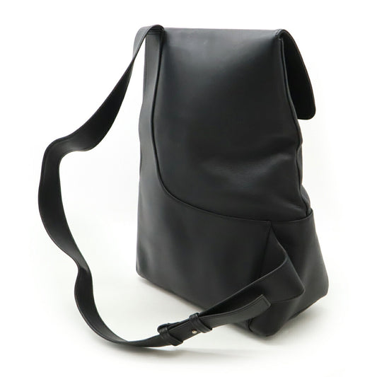 Loewe Anagram Leather Shoulder Bag Black