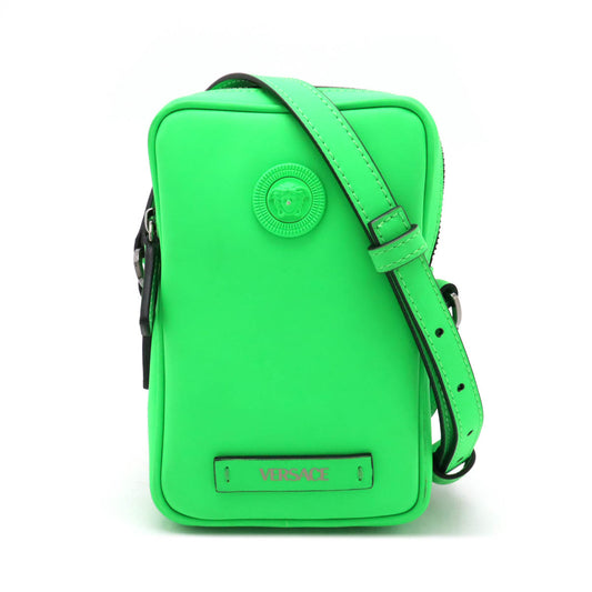 Versace Medusa Biggie Crossbody Bag Neon Green