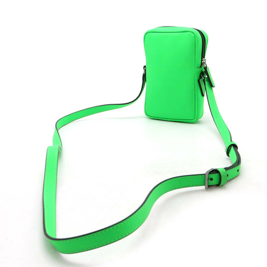 Versace Medusa Biggie Crossbody Bag Neon Green