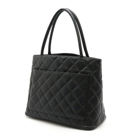 Chanel Caviar Skin Matelasse Coco Mark Tote