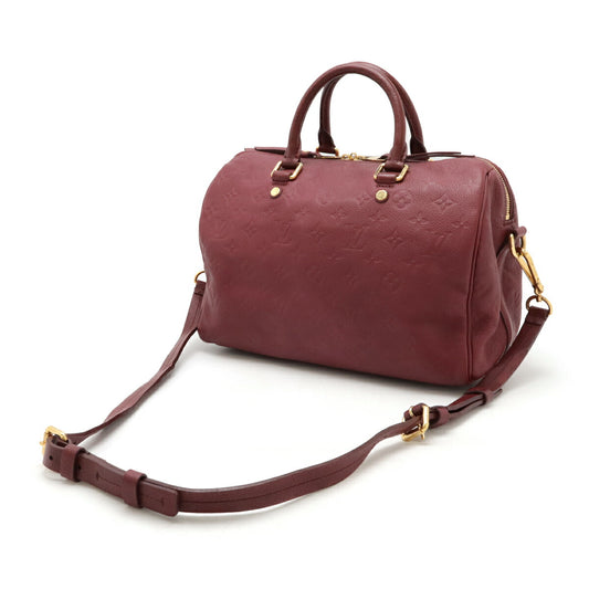 Louis Vuitton Monogram Empreinte Speedy Bandouliere 30 Handbag M40755