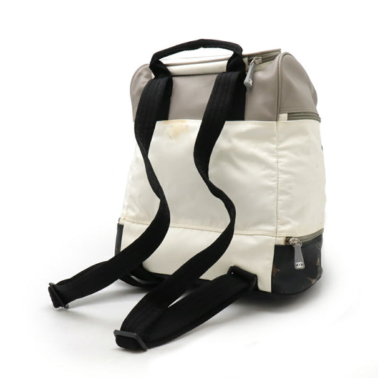 Chanel Nylon Rubber Leather Backpack