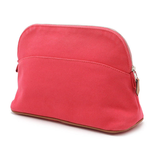 Hermes Bolide Pouch Cotton Canvas Leather