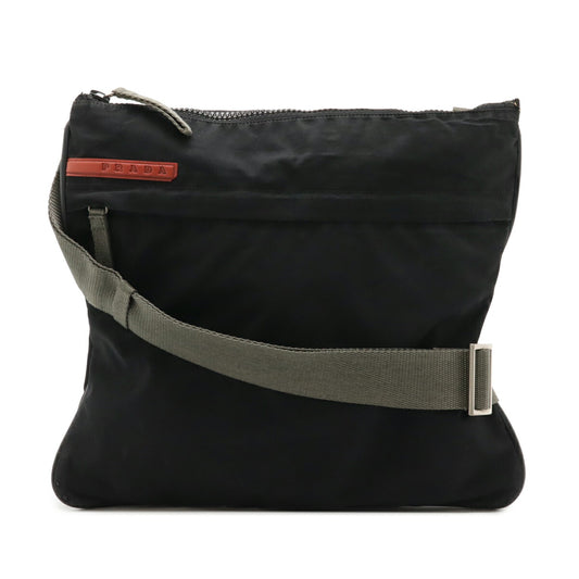 Prada Nylon Sport Line Shoulder Bag Black