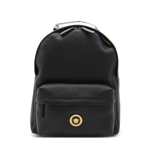 Versace Medusa Leather Backpack Black