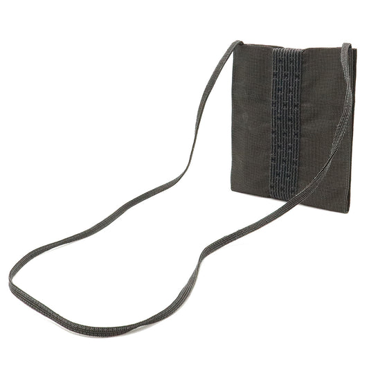 Hermes Canvas Herline Shoulder Bag