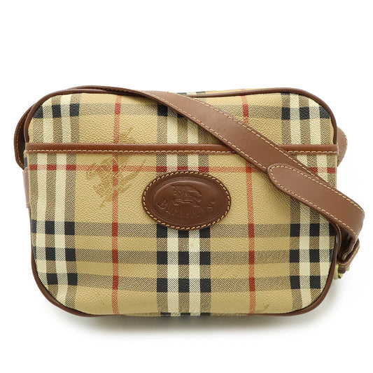 Burberry Shadow Horse Nova Check Shoulder Bag