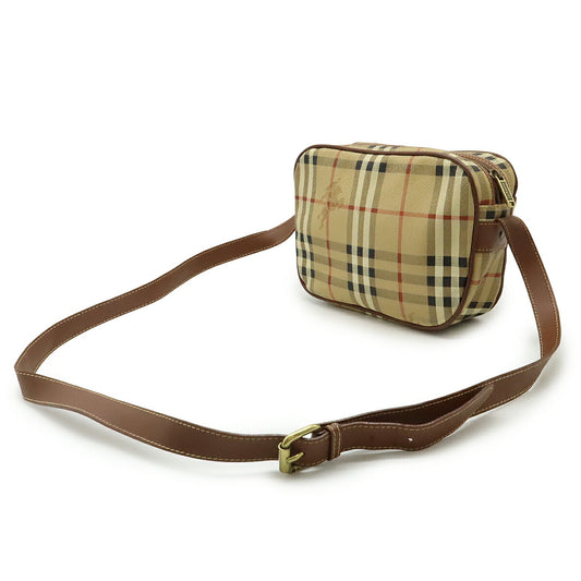 Burberry Shadow Horse Nova Check Shoulder Bag