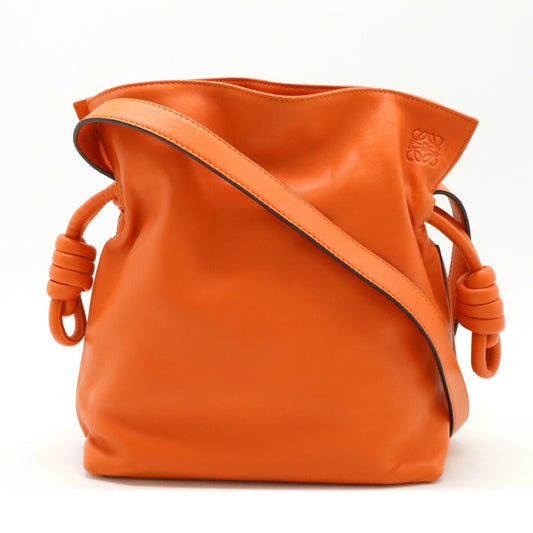 Loewe Leather Flamenco Knot Shoulder Bag