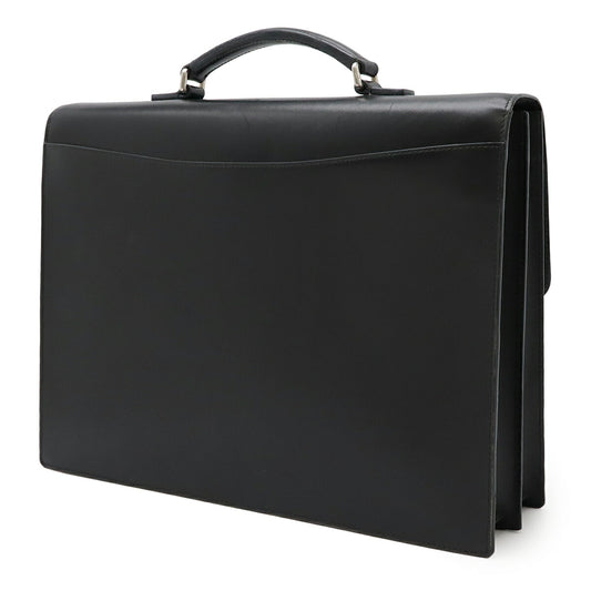 Loewe Leather Briefcase Business Bag Black
