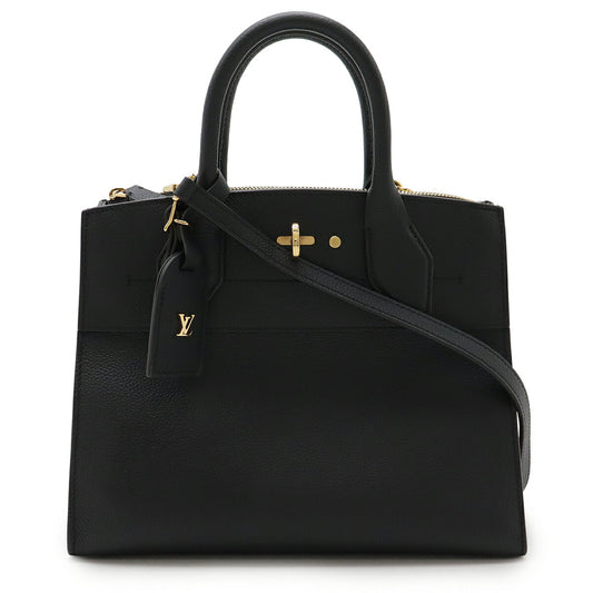 Louis Vuitton City Steamer PM Leather Handbag