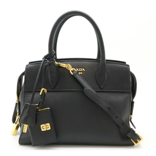 Prada Esplanade Leather Handbag 1BA045