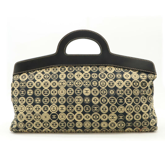 Chanel Cotton Jersey Handbag Navy Beige